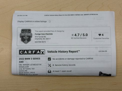 Used 2022 BMW 330i Sedan image 35