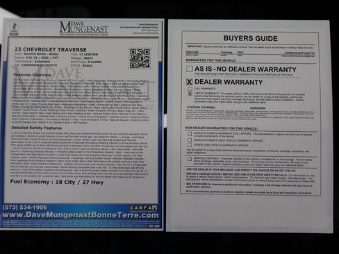 Used 2023 Chevrolet Traverse LT image 22