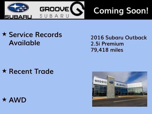 Used 2016 Subaru Outback 2.5i Premium AWD/4WD image 2