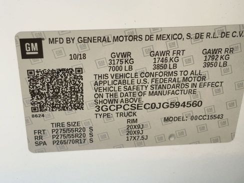 Used 2018 Chevrolet Silverado 1500 LTZ w/ Texas Edition image 19