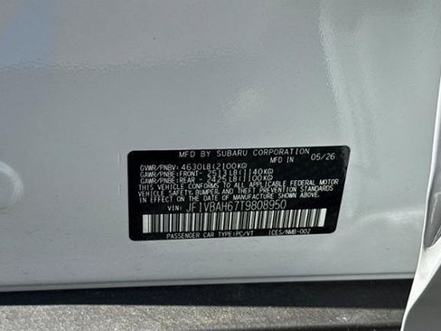 New 2026 Subaru WRX Premium AWD/4WD image 27