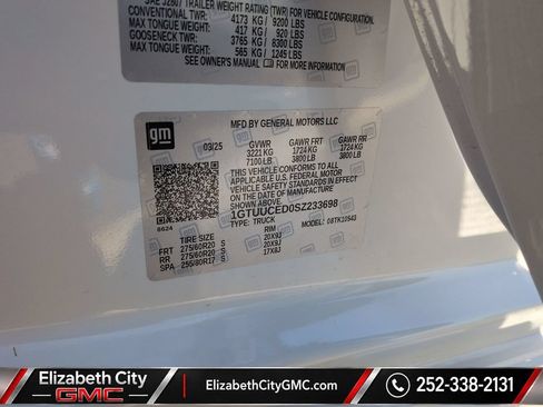 Used 2025 GMC Sierra 1500 Elevation w/ Preferred Package AWD/4WD image 26