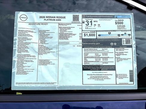 New 2026 Nissan Rogue Platinum w/ Platinum Premium Package image 13