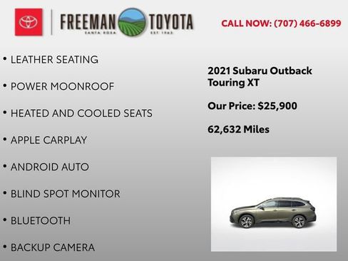 Used 2021 Subaru Outback Touring XT AWD/4WD image 5