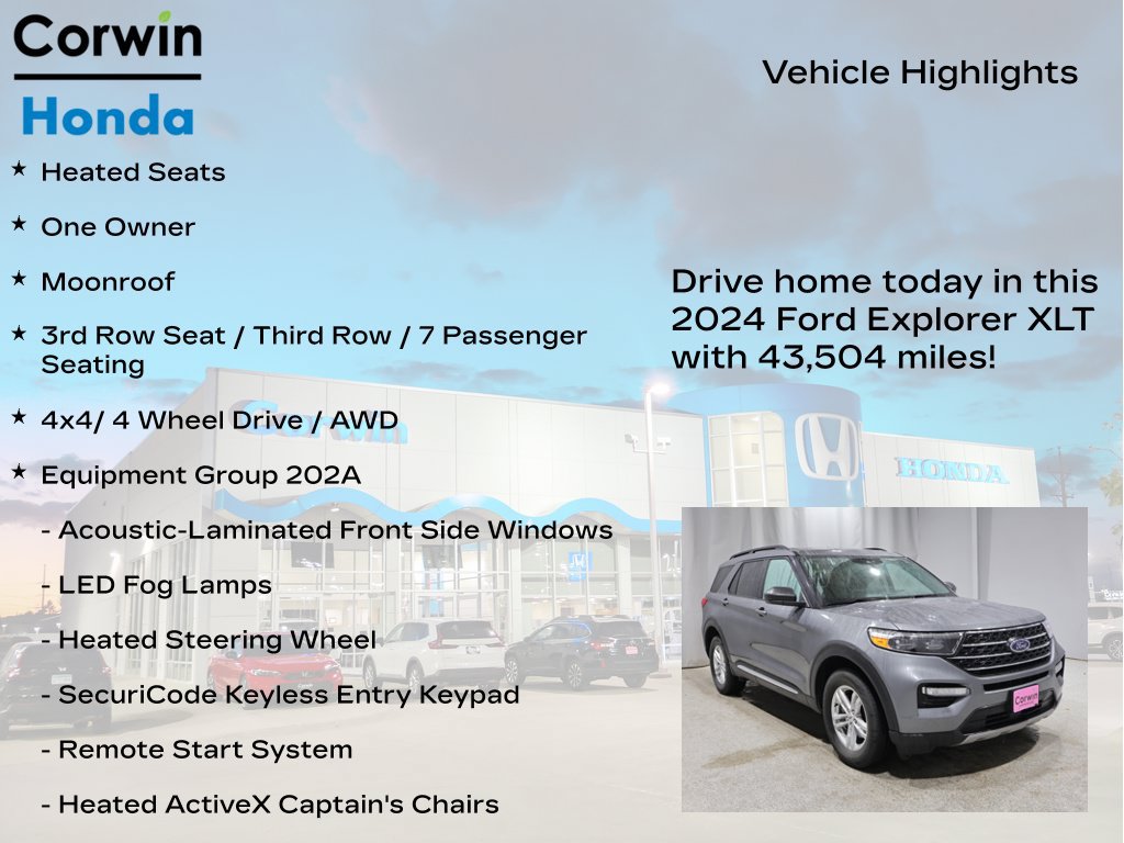 Used 2024 Ford Explorer XLT w/ Equipment Group 202A AWD/4WD image 6