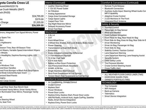 Certified 2022 Toyota Corolla Cross LE FWD image 5