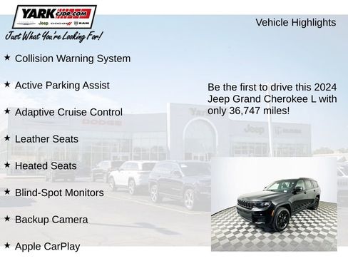 Certified 2024 Jeep Grand Cherokee L Altitude image 13