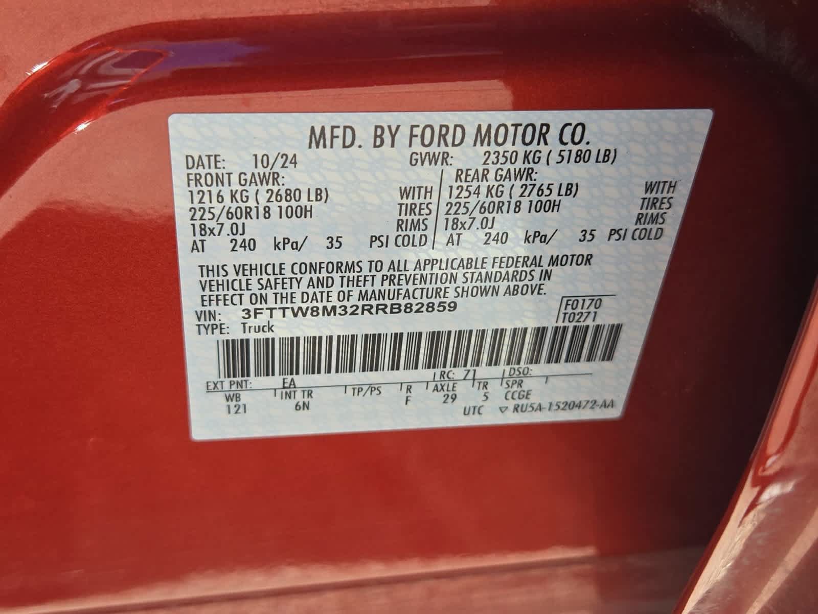 Used 2024 Ford Maverick Lariat FWD image 36