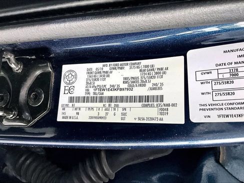 Used 2019 Ford F150 Platinum w/ Technology Package AWD/4WD image 19