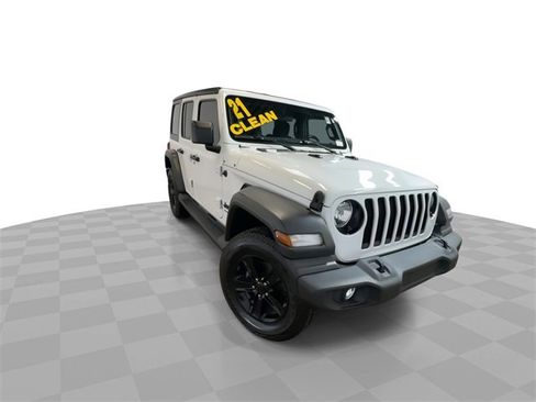 Used 2021 Jeep Wrangler Unlimited Sport image 3