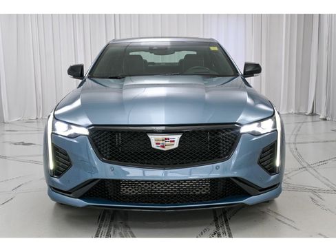 Used 2023 Cadillac CT4 V w/ LPO, ONYX Package RWD image 3