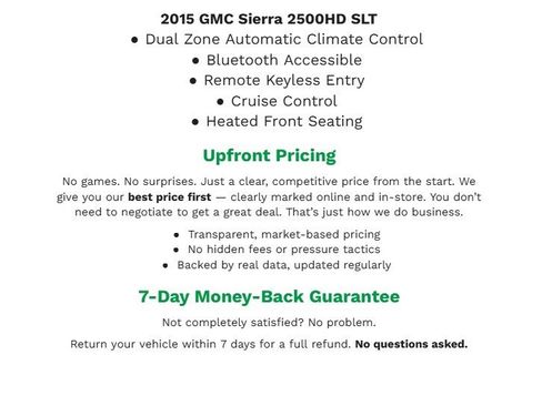 Used 2015 GMC Sierra 2500 SLT AWD/4WD image 2
