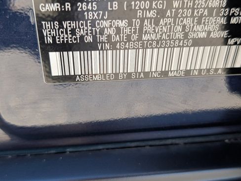 Used 2018 Subaru Outback 3.6R Touring image 22