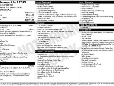 Certified 2024 Volkswagen Atlas SEL AWD/4WD image 46