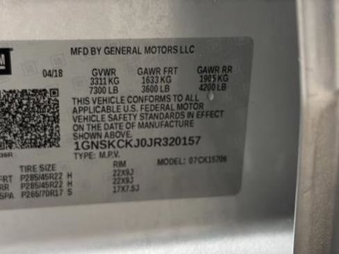 Used 2018 Chevrolet Tahoe Premier w/ RST 6.2L Performance Edition image 32