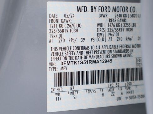 New 2024 Ford Mustang Mach-E Select w/ Comfort Package Lite image 15