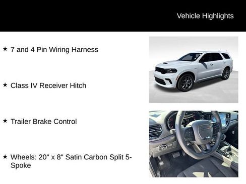 New 2026 Dodge Durango GT w/ Trailer Tow Group IV AWD/4WD image 14