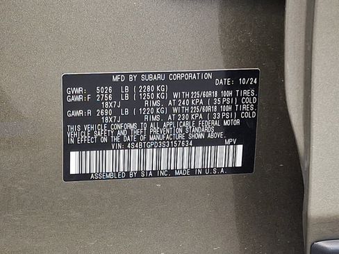 Certified 2025 Subaru Outback Touring XT AWD/4WD image 26