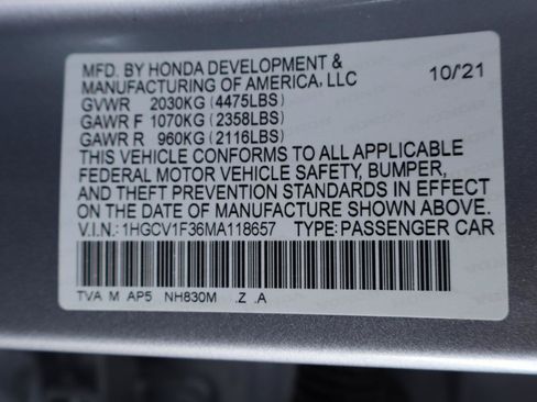 Used 2021 Honda Accord Sport image 35