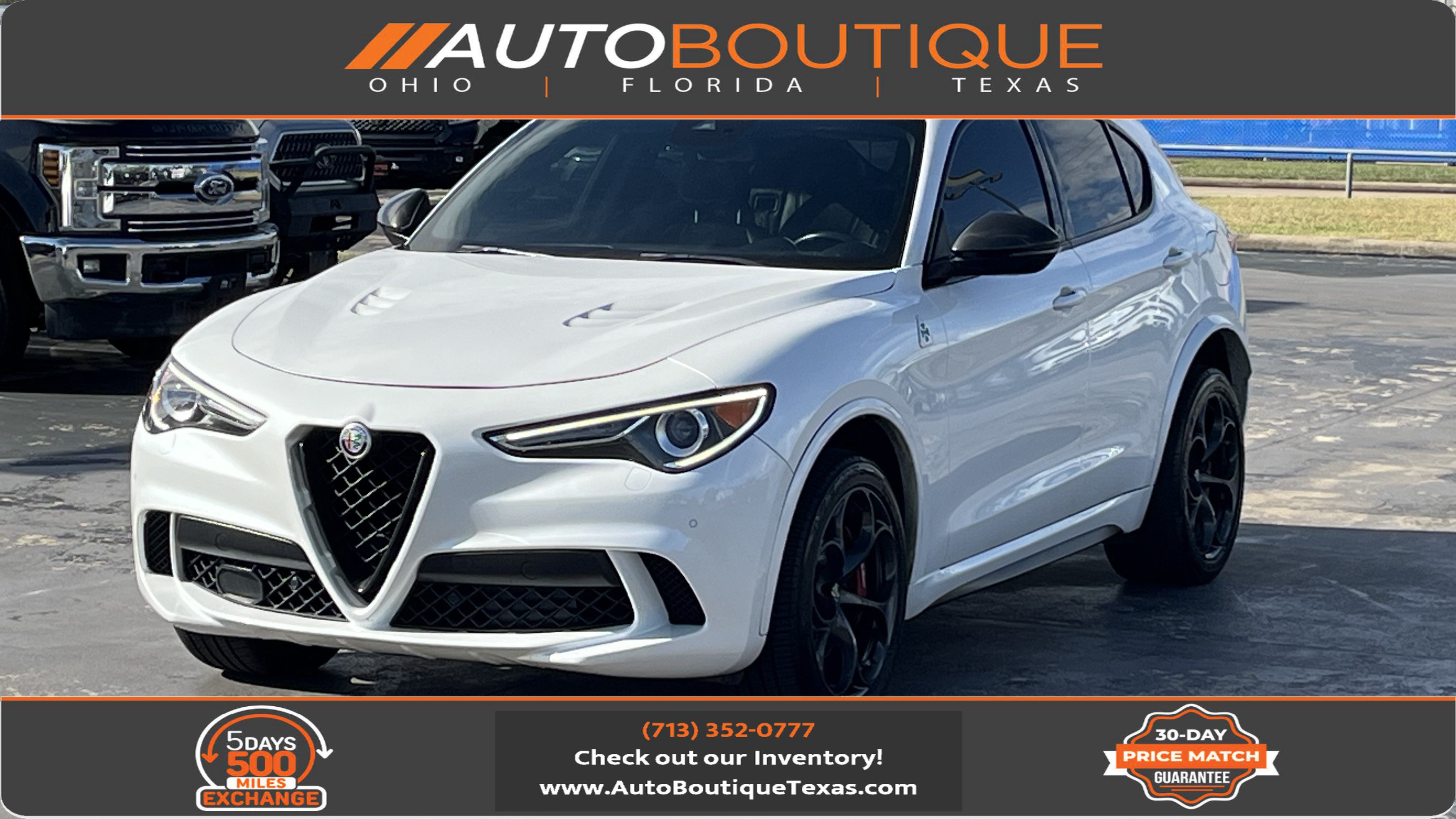 Used 2019 Alfa Romeo Stelvio Quadrifoglio w/ Driver Assist Dynamic Package AWD/4WD image 1