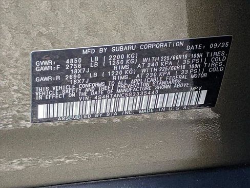 New 2025 Subaru Outback Limited image 18