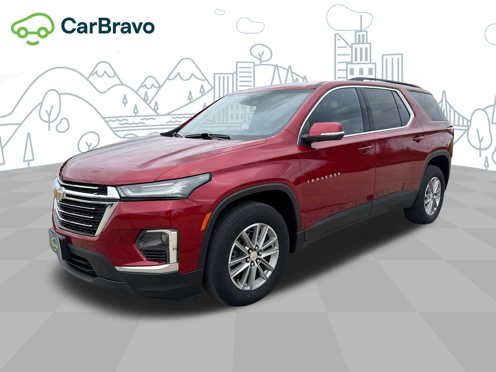 Certified 2023 Chevrolet Traverse LT w/ Rear Camera Mirror Package AWD/4WD image 1