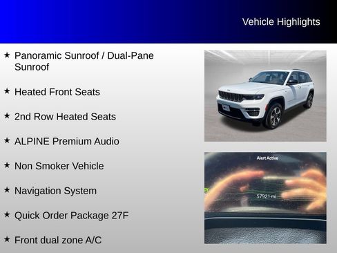 Used 2024 Jeep Grand Cherokee Limited 4xe AWD/4WD image 8