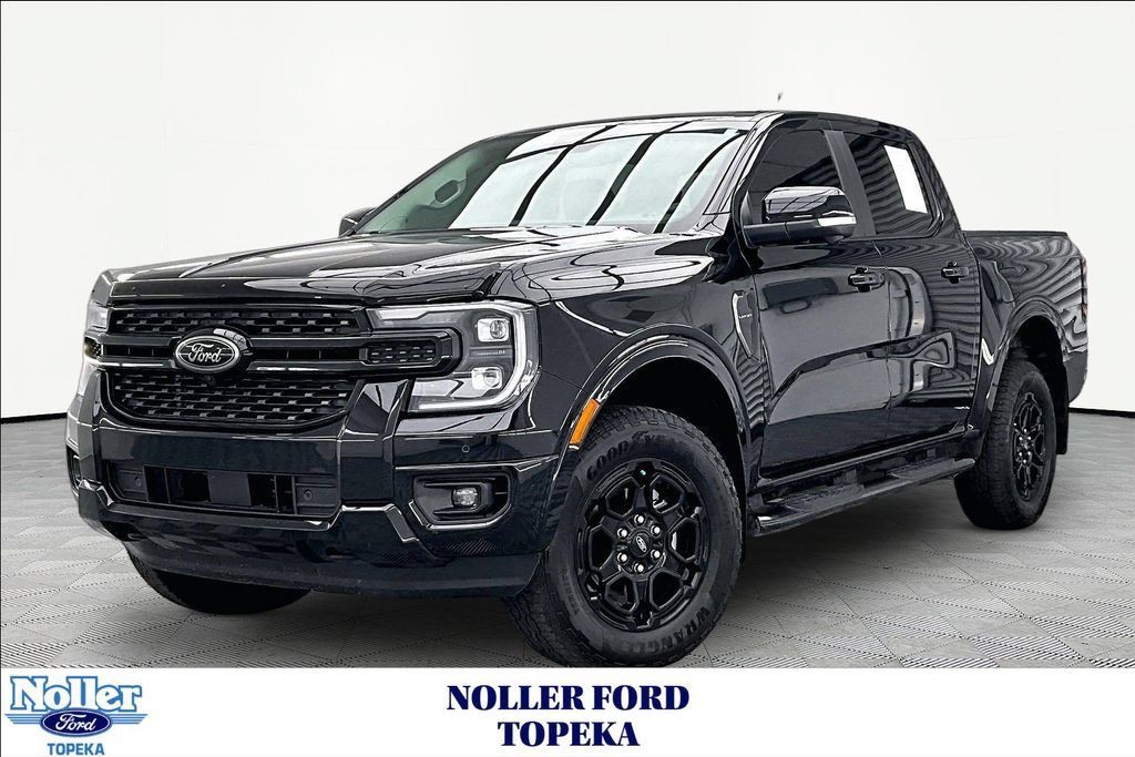 Certified 2025 Ford Ranger Lariat w/ Black Appearance Package AWD/4WD image 1