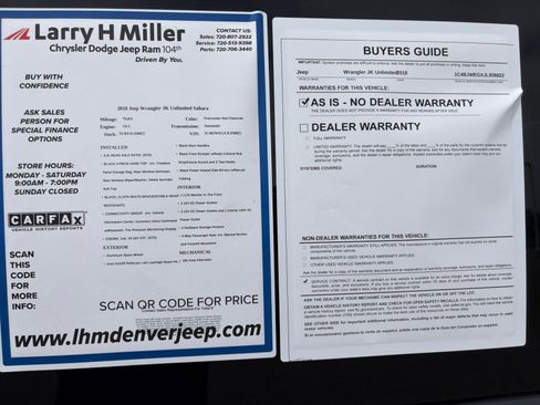 Used 2018 Jeep Wrangler Unlimited Sahara w/ Connectivity Group AWD/4WD image 34