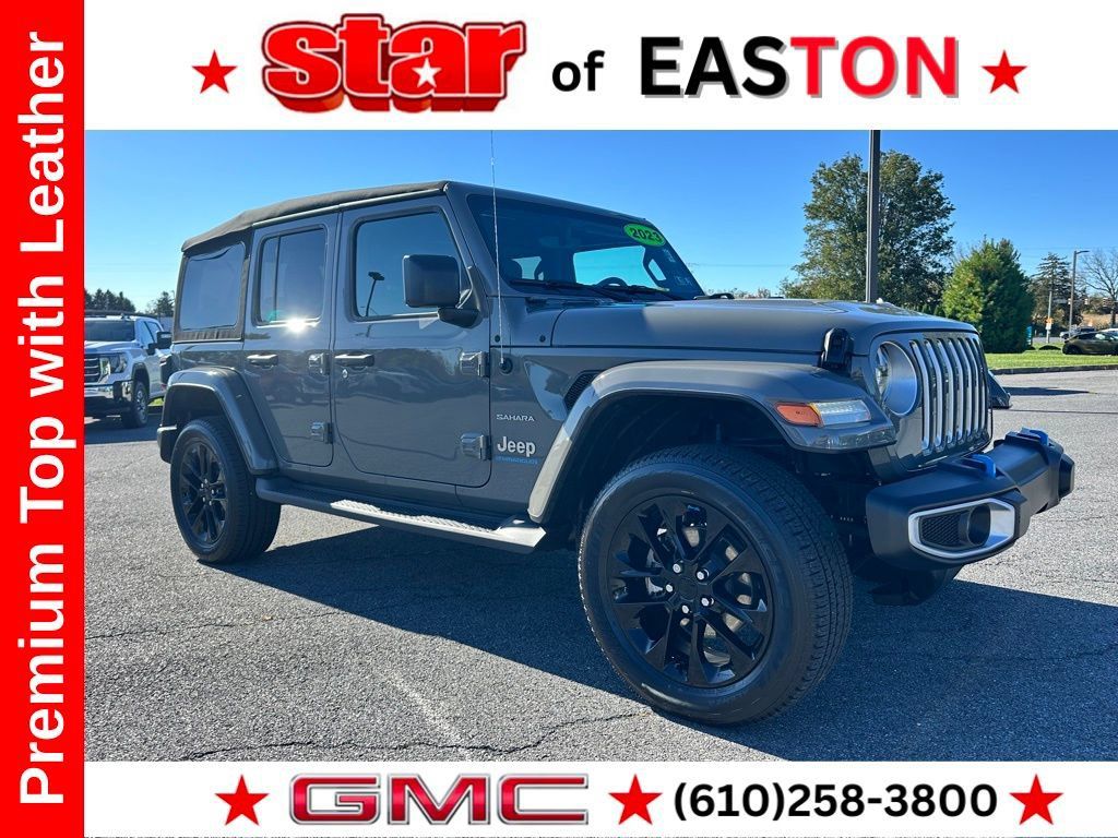 Used 2023 Jeep Wrangler Unlimited Sahara w/ Cold Weather Group AWD/4WD 360° Tour