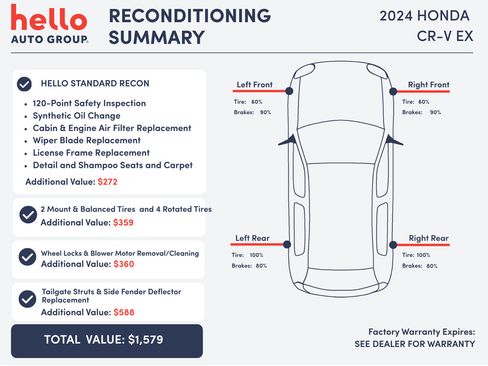 Used 2024 Honda CR-V EX image 3