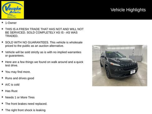 Used 2017 Jeep Cherokee Sport w/ Cold Weather Group AWD/4WD image 2