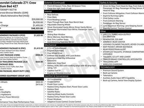 Used 2023 Chevrolet Colorado Z71 w/ Z71 Convenience Package 2 image 34