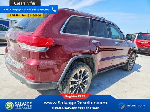 Used 2018 Jeep Grand Cherokee Limited AWD/4WD image 4