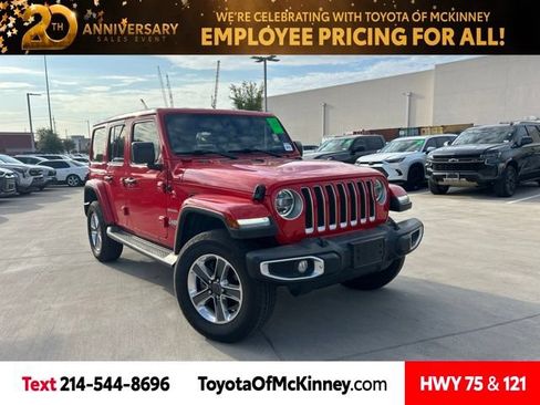 Used 2021 Jeep Wrangler Unlimited Sahara AWD/4WD image 1
