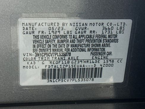 Used 2023 Nissan Kicks SV FWD image 12