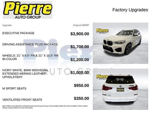 Used 2020 BMW X3 M w/ Executive Package image 13