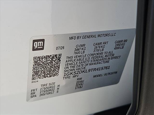 New 2026 GMC Yukon Denali w/ Sun & Power Step Package AWD/4WD image 18