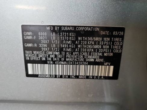 New 2026 Subaru Ascent Bronze Edition AWD/4WD image 32