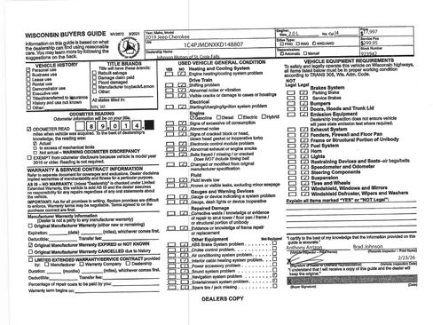 Used 2019 Jeep Cherokee Limited w/ Luxury Group image 28