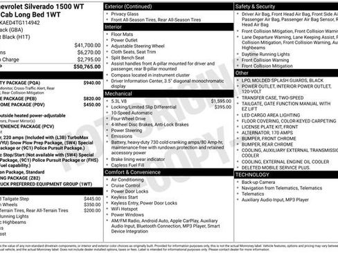 New 2026 Chevrolet Silverado 1500 W/T w/ WT Safety Package image 26