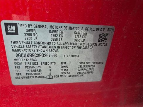 Used 2015 Chevrolet Silverado 1500 LT w/ Texas Edition, 1LT Trim AWD/4WD image 17