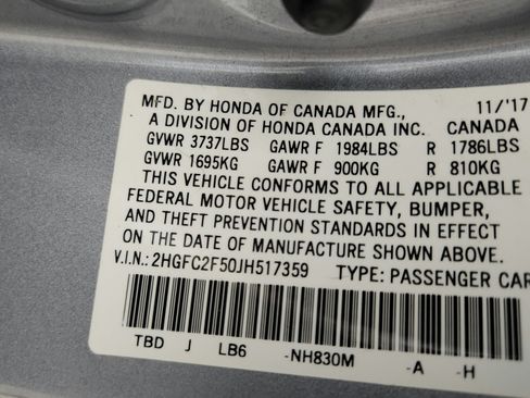 Used 2018 Honda Civic LX image 17