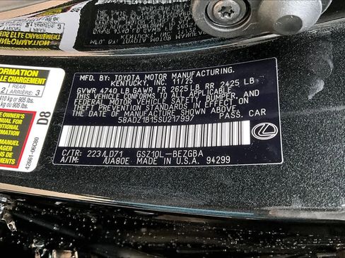 New 2025 Lexus ES 350 image 22