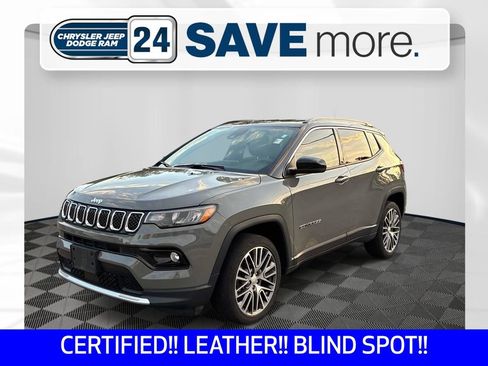 Certified 2023 Jeep Compass Limited w/ Elite Group AWD/4WD image 1