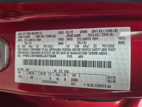 Used 2022 Ford Escape SEL image 25