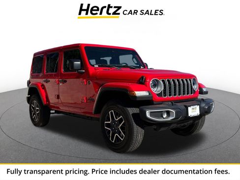 Used 2025 Jeep Wrangler Unlimited Sahara AWD/4WD image 1