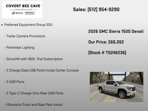 New 2026 GMC Sierra 1500 Denali w/ Technology Package AWD/4WD image 30