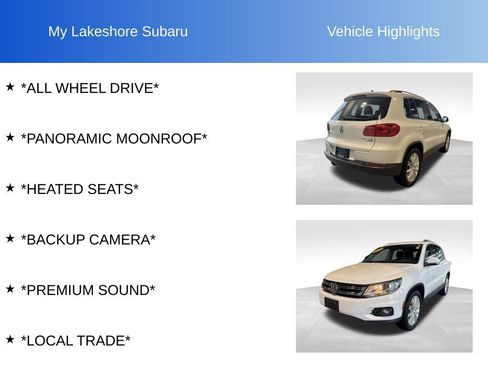 Used 2014 Volkswagen Tiguan SEL image 9
