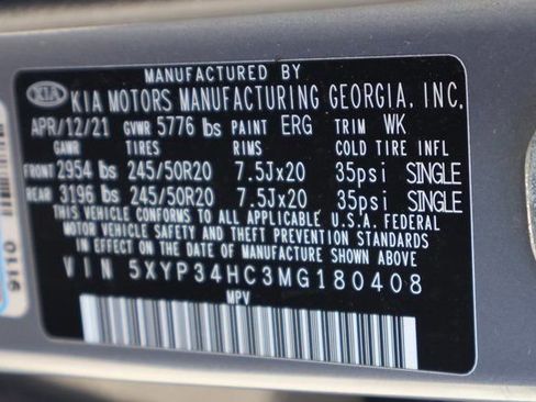 Used 2021 Kia Telluride EX w/ EX Premium Package image 26